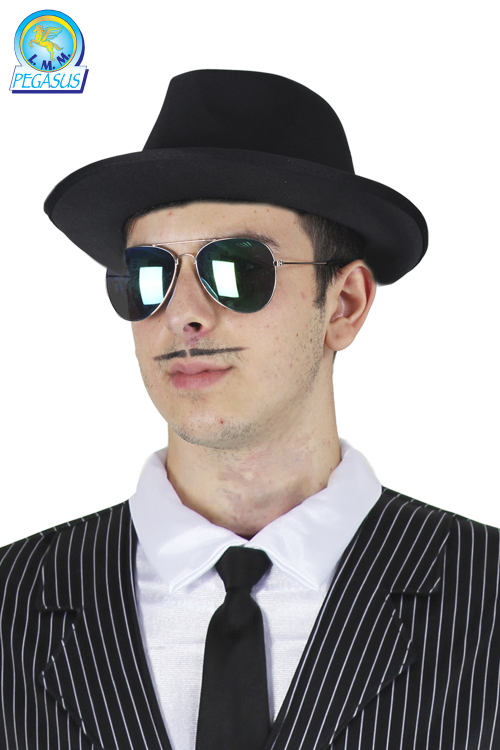 CAPPELLO GANGSTER NERO